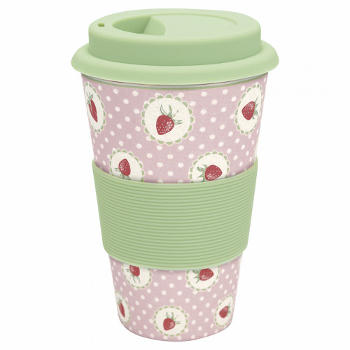 кружка на вынос strawberry pale pink в Екатеринбурге