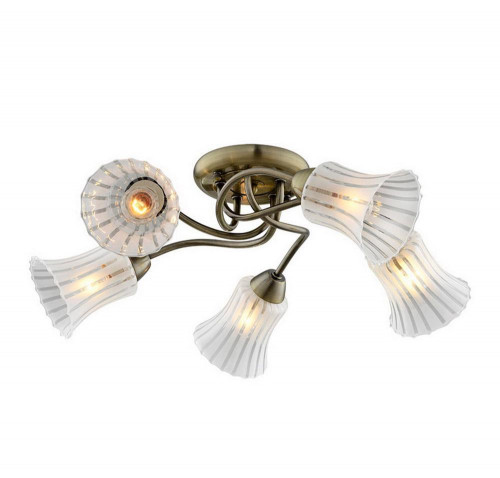 потолочная люстра idlamp nanzen 245/5pf-oldbronze в Екатеринбурге