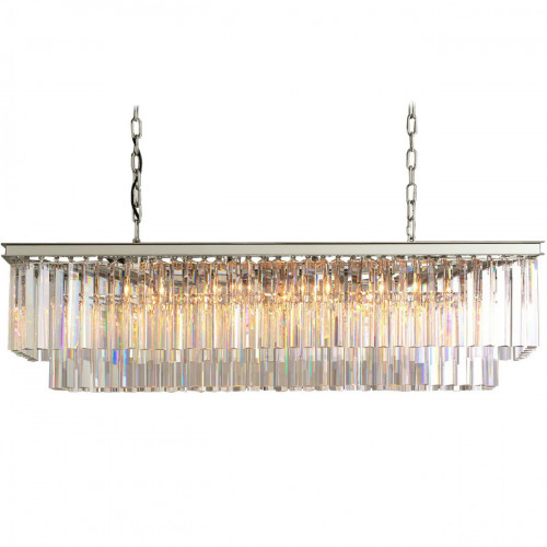 люстра odeon l80 silver&glass серая, прозрачная в Екатеринбурге