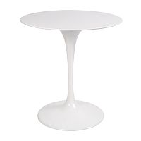 стол eero saarinen style tulip table top mdf d70 глянцевый белый в Екатеринбурге