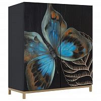 комод butterfly черный в Екатеринбурге