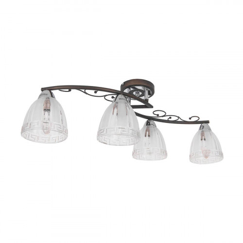 потолочная люстра idlamp nield 232/4pf-blackchrome в Екатеринбурге