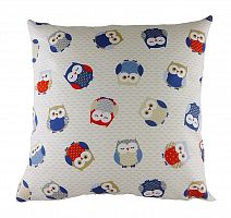 подушка с принтом owl print blue в Екатеринбурге