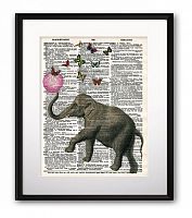 постер elephant and balloon а3 в Екатеринбурге