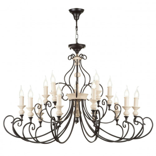 подвесная люстра maytoni karina h631pl-15b бежевая в Екатеринбурге