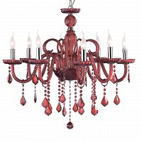 подвесная люстра ideal lux giudecca sp8 rosso в Екатеринбурге