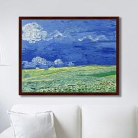 картина: wheatfields under thunderclouds, 1890г. в Екатеринбурге