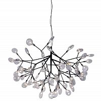 подвесная люстра crystal lux evita sp63 black/transparent в Екатеринбурге