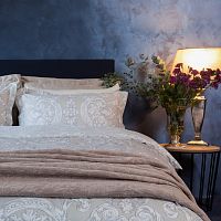 комплект постельного белья decoflux сатин евро victoria ivory в Екатеринбурге