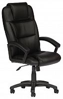 компьютерное кресло tetchair бергамо (крестовина пластик, обивка кож/зам) для руководителя в Екатеринбурге
