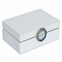 шкатулка для украшений белая 20x7,5x14 см в Екатеринбурге