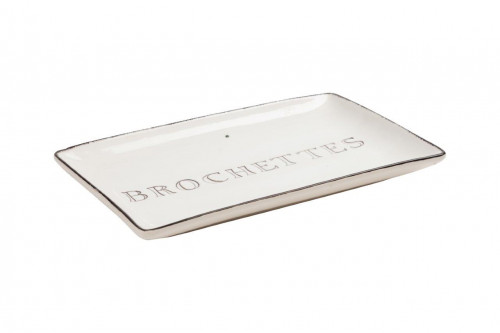 декоративное блюдо brochettes white в Екатеринбурге