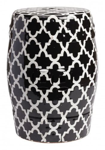 керамический столик-табурет istanbul stool black в Екатеринбурге