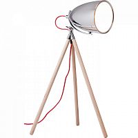 лампа настольная chromatic tripod на деревянном штативе в Екатеринбурге