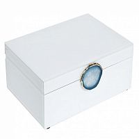 шкатулка для украшений белая 28x10x20 см в Екатеринбурге