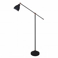 торшер arte lamp braccio a2054pn-1bk в Екатеринбурге