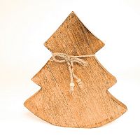 украшение новогоднее ель деревянная wooden tree, 23х23х2,5 см в Екатеринбурге