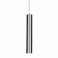 подвесной светодиодный светильник ideal lux ultrathin sp1 small round cromo в Екатеринбурге