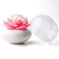 контейнер для хранения ватных палочек lotus белый-розовый в Екатеринбурге
