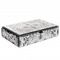 шкатулка для украшений кобра серая 23x15x5 см в Екатеринбурге