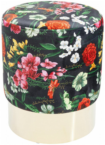 kare design пуф flores, коллекция "флорес" 35*42*35, полиэстер, дсп, сталь, мультиколор в Екатеринбурге