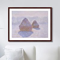 картина: haystacks (effect of snow and sun), 1891г. в Екатеринбурге