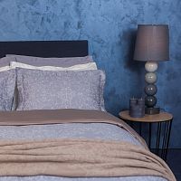 комплект постельного белья decoflux сатин 1.5 спальный versaille grey в Екатеринбурге