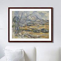 картина: montagne sainte-victoire, 1890г. в Екатеринбурге