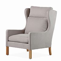 кресло wingback серый в Екатеринбурге