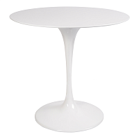 стол eero saarinen style tulip table top mdf d80 глянцевый белый в Екатеринбурге