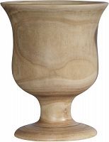 ваза кубок деревянная 17х22 см goblet в Екатеринбурге