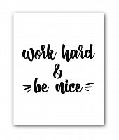постер be nice а3 в Екатеринбурге