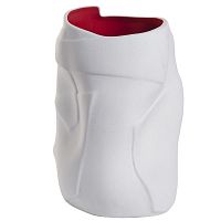 ваза керамическая white&red 17*17*22 в Екатеринбурге