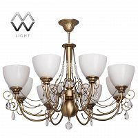 подвесная люстра mw-light фелиция 347016608 белая в Екатеринбурге