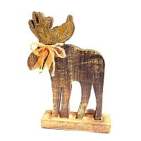 украшение новогоднее деревянное олень reindeer, 29х19х6 см в Екатеринбурге