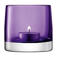 подсвечник стеклянный фиолетовый для чайной свечи light colour, 8,5 см в Екатеринбурге