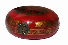 декоративная шкатулка gudong красная в Екатеринбурге