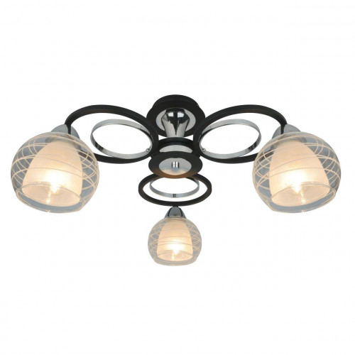 потолочная люстра arte lamp ginevra a1604pl-3bk в Екатеринбурге