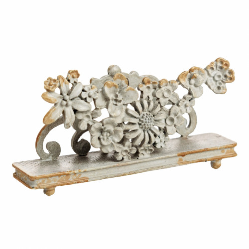 подставка для визиток pewter flower серая в Екатеринбурге