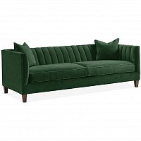 диван penelope sofa прямой зеленый в Екатеринбурге