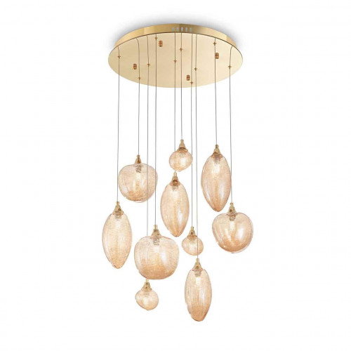 подвесная люстра ideal lux baco sp10 ottone в Екатеринбурге