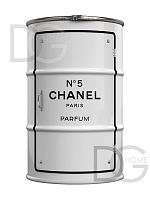 декоративная бочка- шкаф chanel №5 white xl в Екатеринбурге