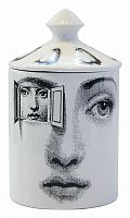 подсвечник белый с крышкой лицо в окне пьеро форназетти segreto candle, 30 см в Екатеринбурге