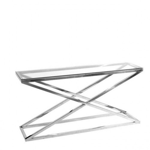 консоль criss cross от eichholtz хром в Екатеринбурге