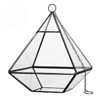 флорариум стеклянный с подвесом diamond shape в Екатеринбурге