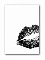 постер kiss а4 (черный) в Екатеринбурге