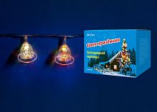 светодиодная гирлянда «колокольчики» 280см rgb (07919) uniel uld-s0280-020/dta rgb ip20 bells в Екатеринбурге