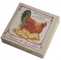 салфетки курочка штук (бумага, хсм) comptoir de famille в Екатеринбурге