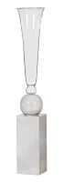 ваза настольная crystal circle white small в Екатеринбурге