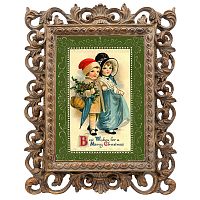 репродукция старинной рождественской гравюры best wishes в Екатеринбурге